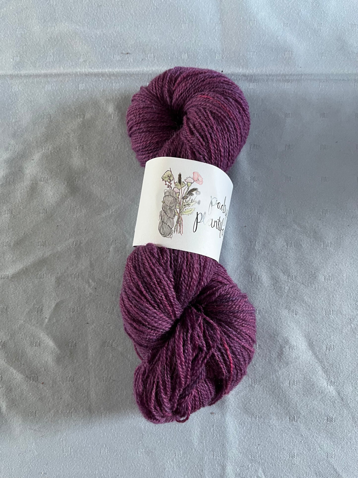 Tynd Lammeuld - Aubergine